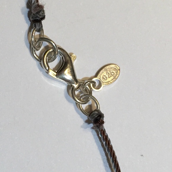 Peyote Bird 925 Sterling Silver Silk Bead Necklace - Picture 8 of 8